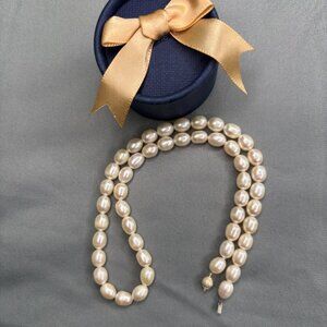 925 Silver Natural Pearl Necklace